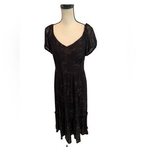 Ember Elegant Black Maxi Dress